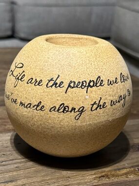 Pavilion “Best Things In Life” Tea Light Candle Holder Sentimental Gifts